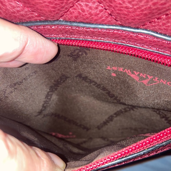 Montana West Quilted Burgundy Shoulder Bag - Picture 4 of 12